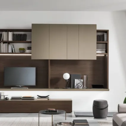 Unix System Shoulder Mounted Comp SU2125 Equipped Wall Unit by Maronese.