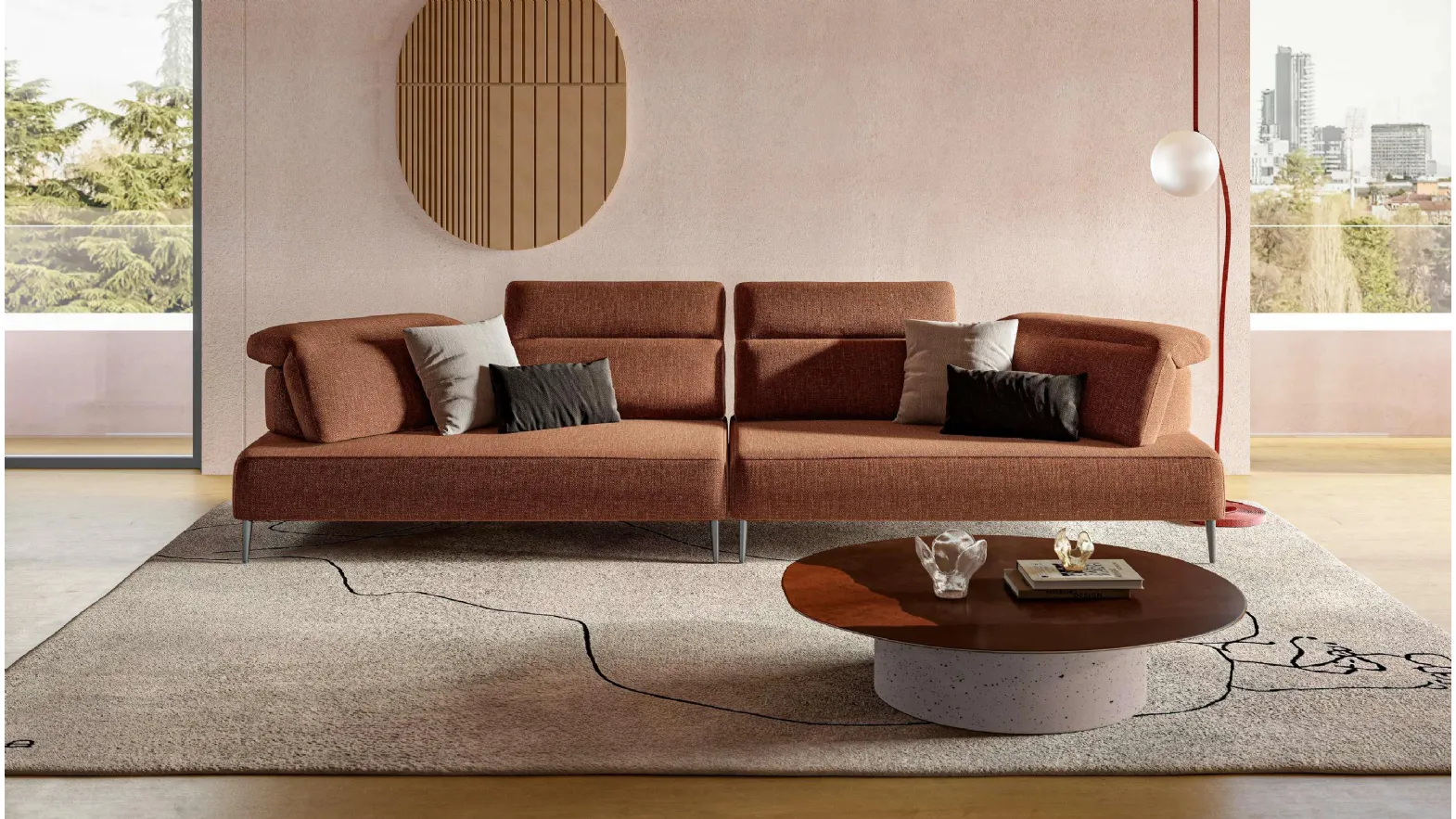 Linear Sofa Asso by Le Comfort