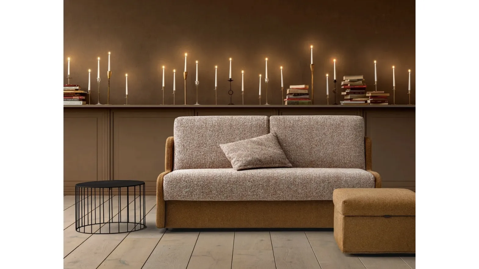 Linear sofa bed Climb by Samoa