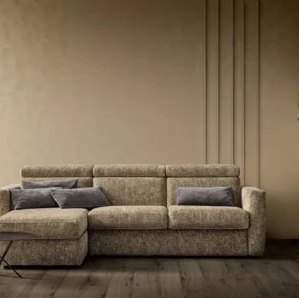 Sofa Bed with Peninsula Ground by Samoa