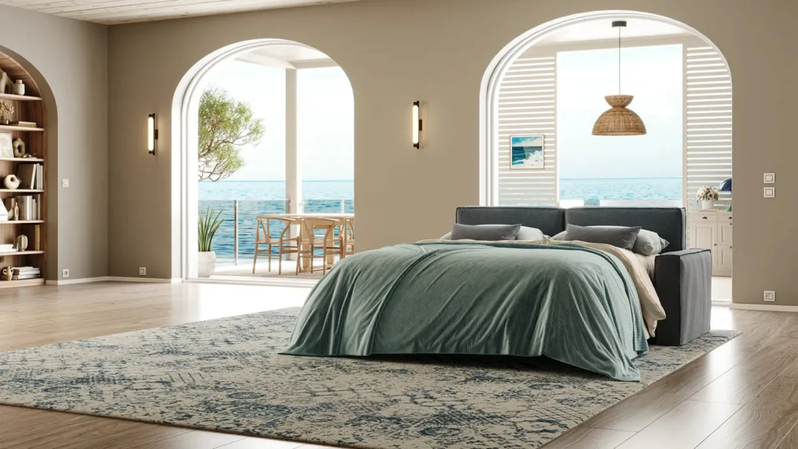 Morgan Shabby Sofa Bed by Family Bedding