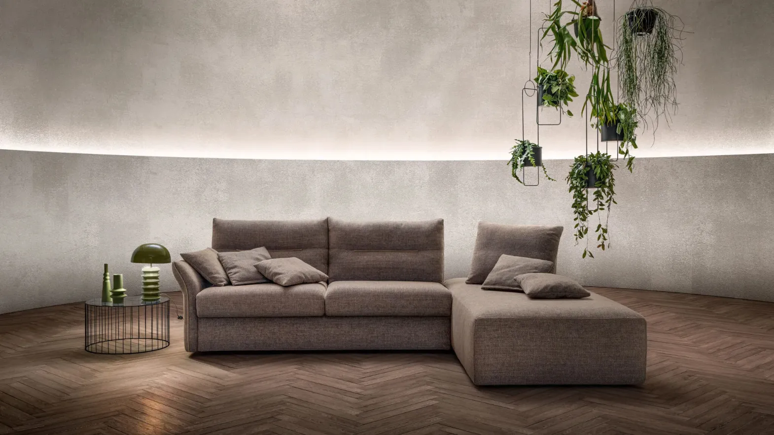 Sofa Bed with Peninsula Rock by Samoa