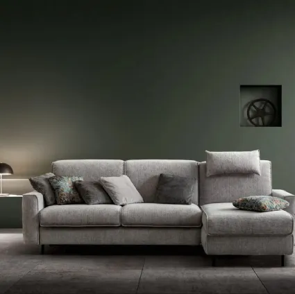 Sofa bed with peninsula Titan by Samoa.
