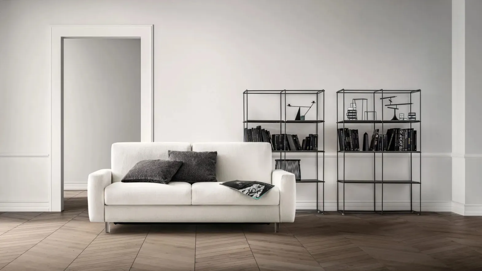 Linear sofa bed Titan by Samoa