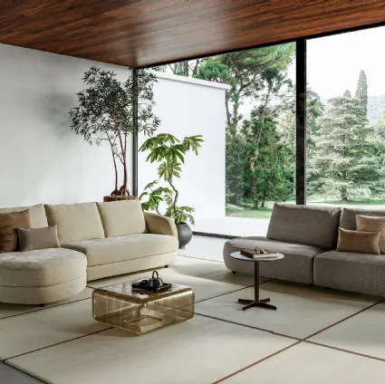 Togo living room set with peninsula and linear by Le Comfort.