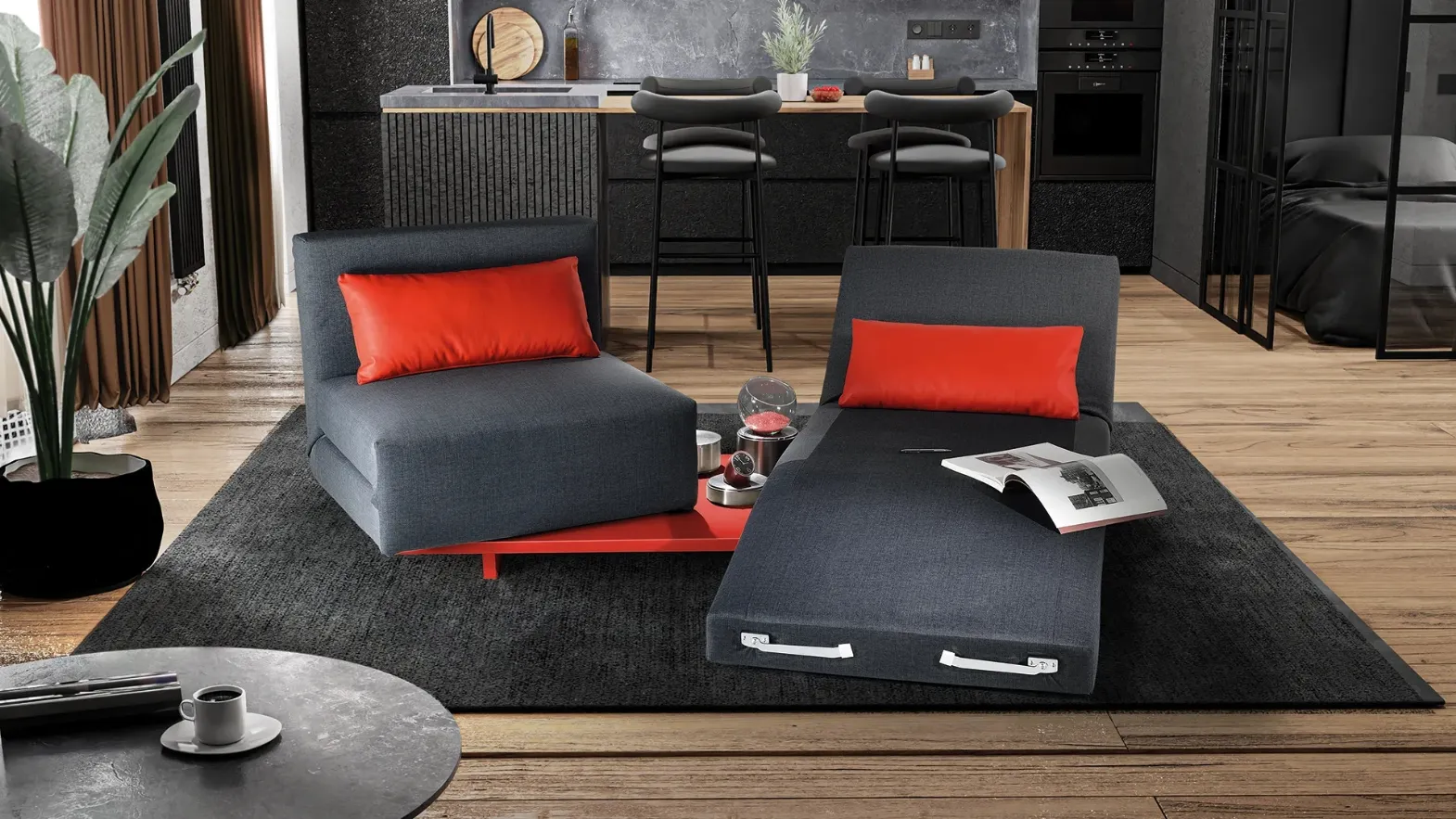 Transformable Sofa Voilà Opla by Family Bedding