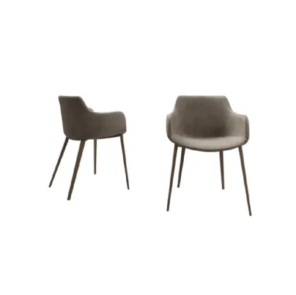 Duke/B Velvet Chair by Zamagna