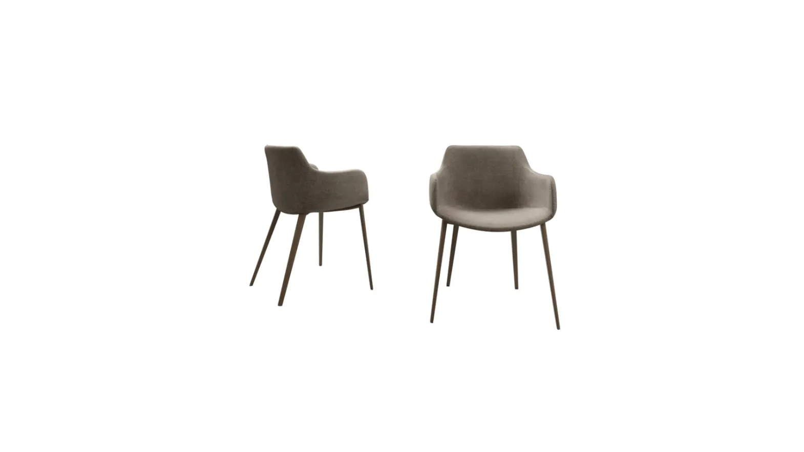 Duke/B Velvet Chair by Zamagna