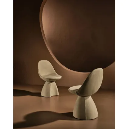 Nest Chair upholstered in Nabuk by Nature Design