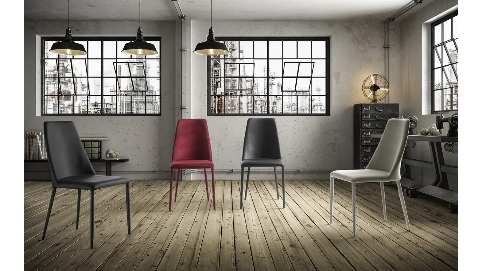 Pence Atelier Upholstered Chair by Zamagna