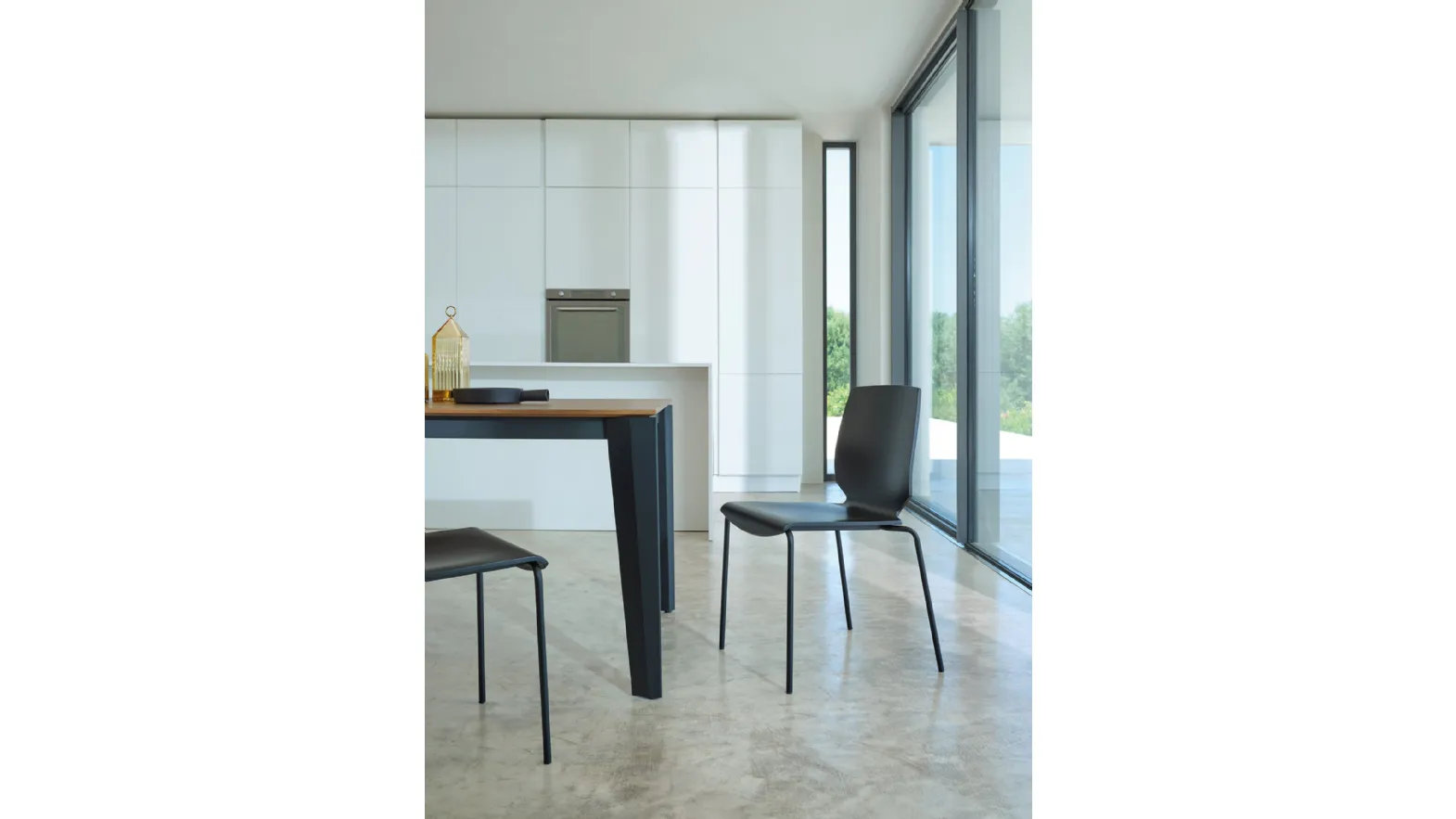 Wooden Shell S149 chair by Friulsedie.