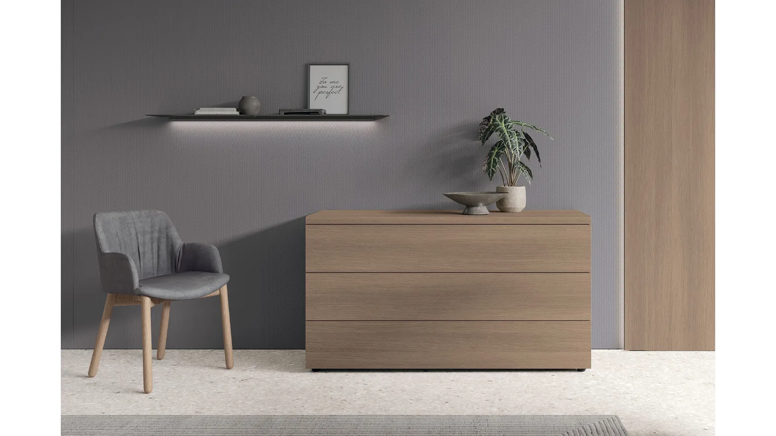 Sofia chair in econabuk by Tomasella