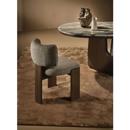 Trine Chair in Padded Fabric by Nature Design
