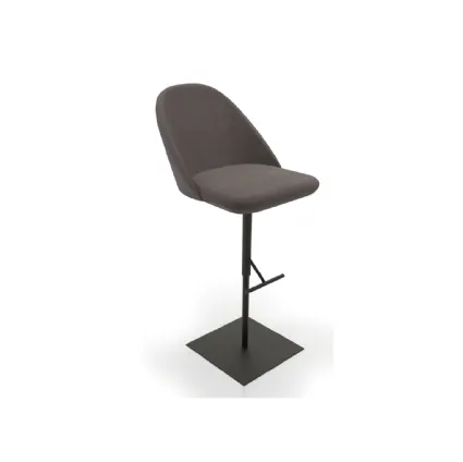 Upholstered fabric stool Virgo/C by Zamagna