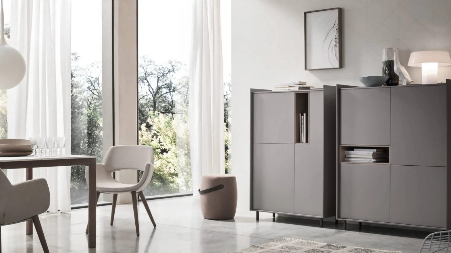 Vertical sideboard Laila la004 by Maronese