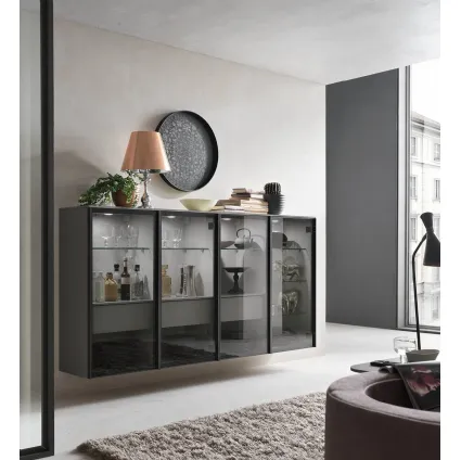 Wall-mounted suspended sideboard Setaplus sa1621 by Maron