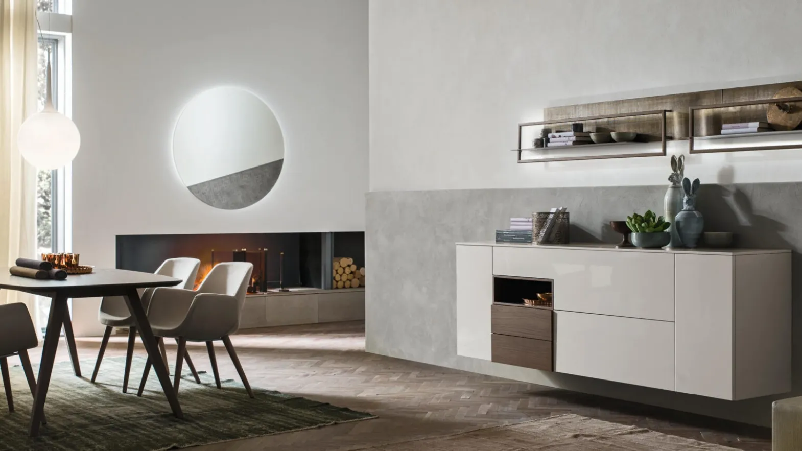 Suspended sideboard Setaplus sa2014 by Maronese