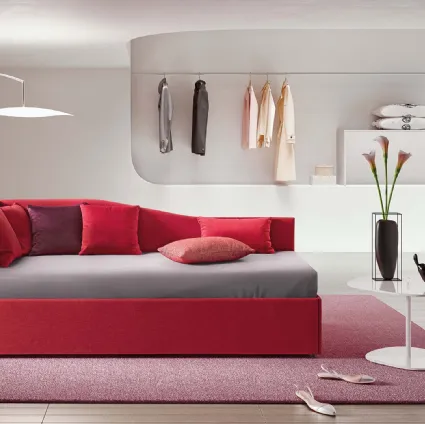 Single bed with pull-out bed Solanum by Le Comfort