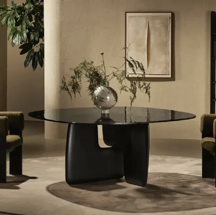 Balance Glass Table by Nature Design