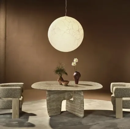 Balance Lounge marble table by Nature Design