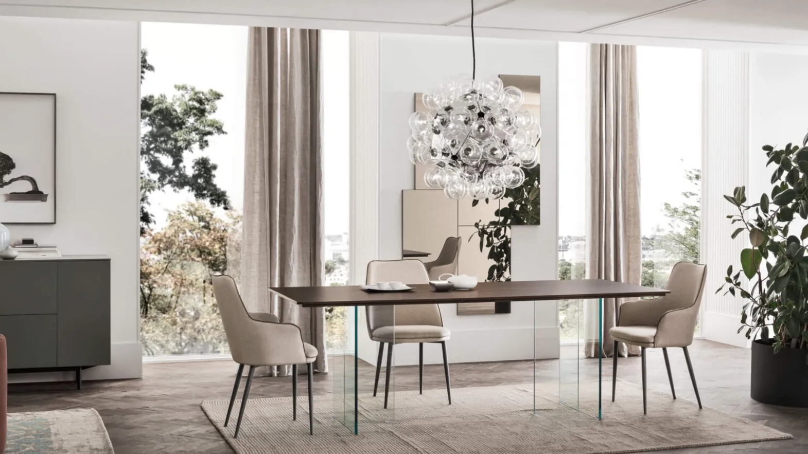 Gelius table by Maronese