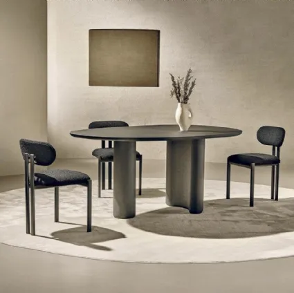 Lymph Table in Nero di Nature Design material