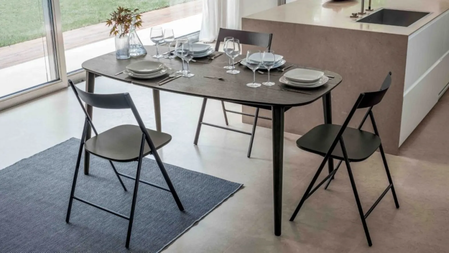 Ribot Wood extendable table by Altacom