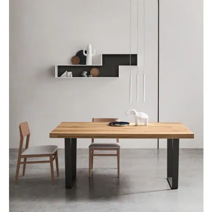 Solid wood Strong table by Maronese