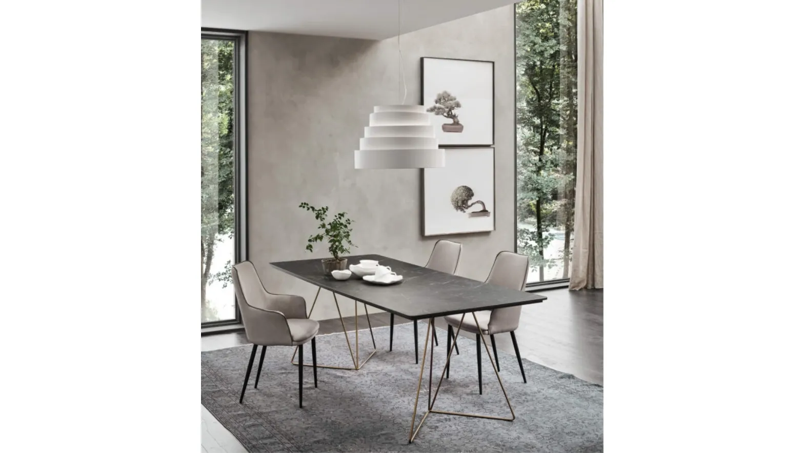 Triade Table by Maronese