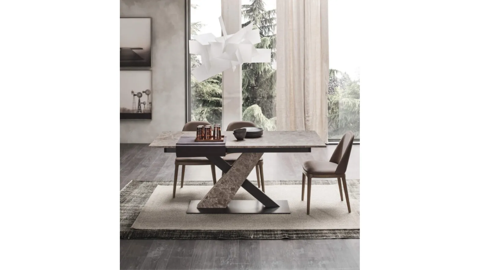 Extendable table Venus by Maronese