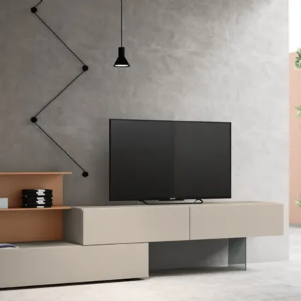 Floor-standing TV stand SM2353 by Maronese.