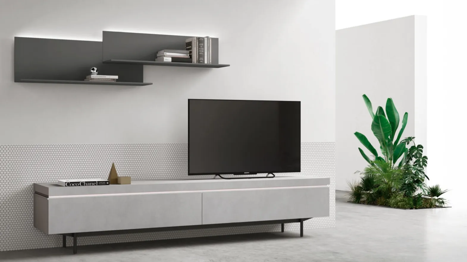 Maronese SM2354 TV stand with legs.