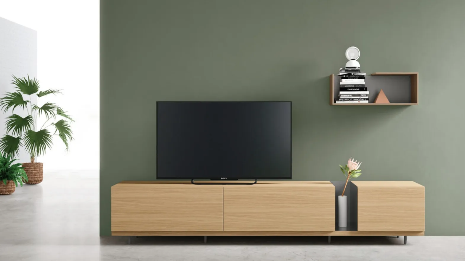 TV stand with legs sm2355 by Maronese