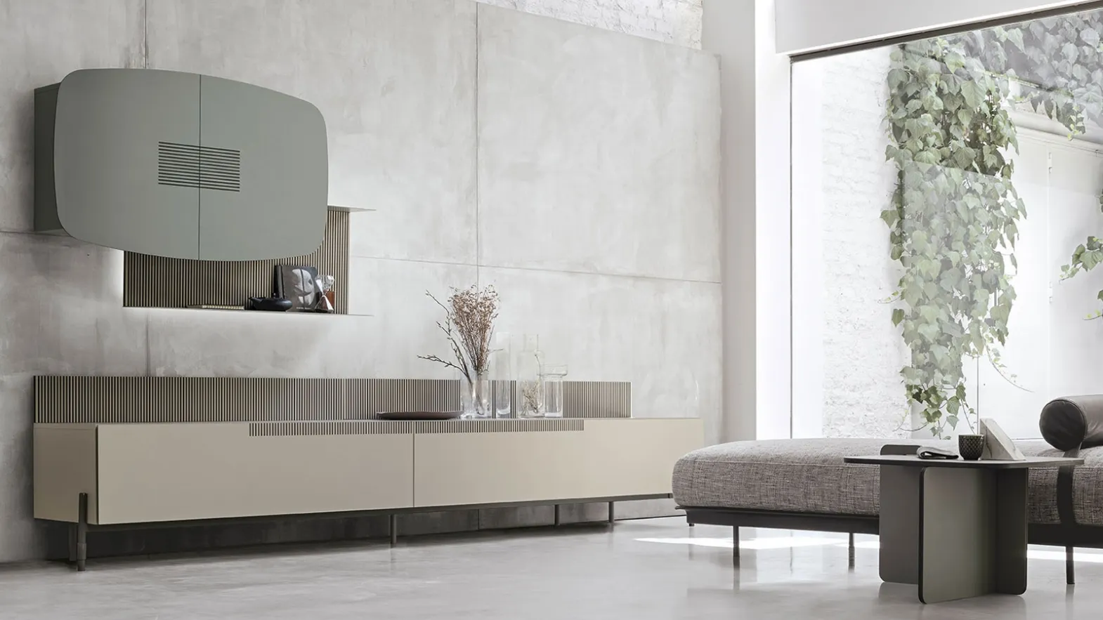 Mobile TV stand TIME UNIT TI 111 by Tomasella