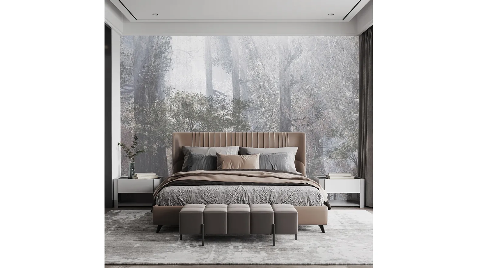 Sleeping Beauty wallpaper by Adriani and Rossi.