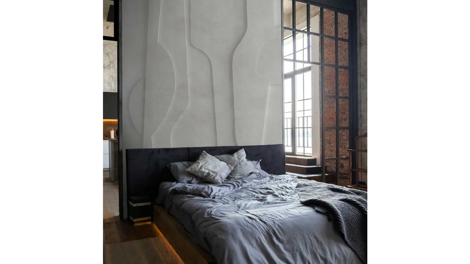 Threedi Grey wallpaper by Adriani and Rossi.