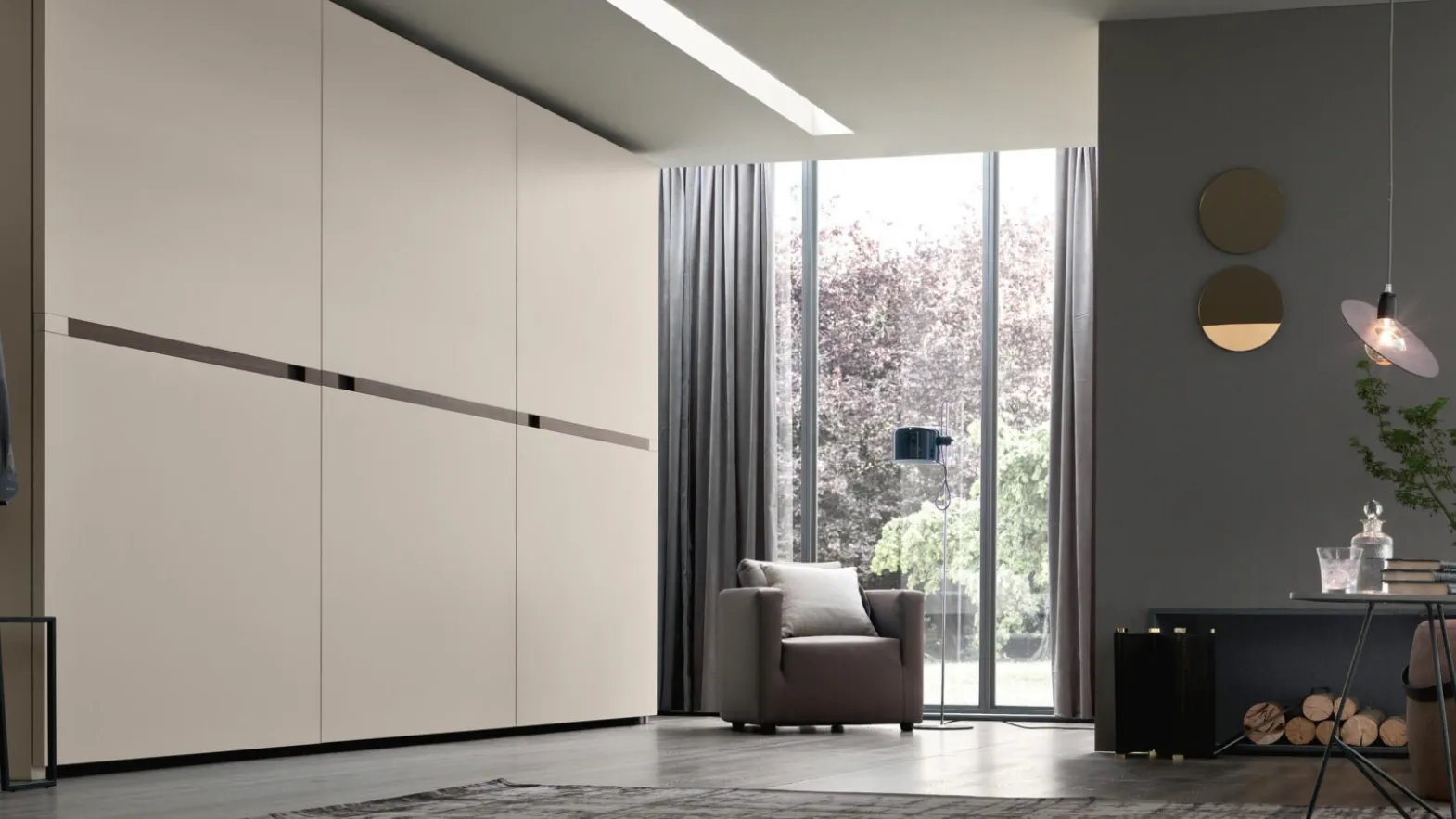 Wardrobe with sliding door Ciak by Maronese.