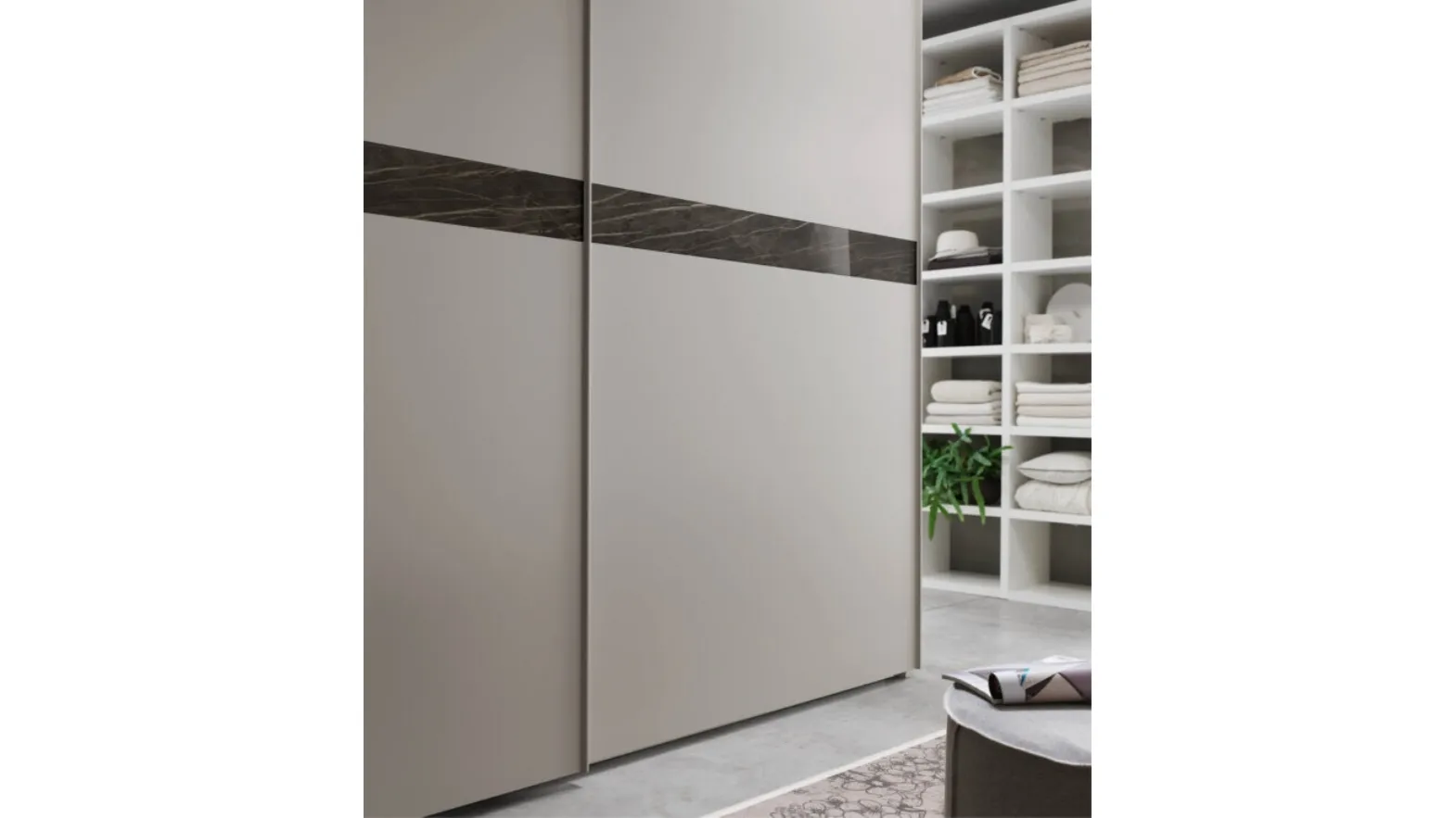 Wardrobe with sliding door Fast by Maronese.