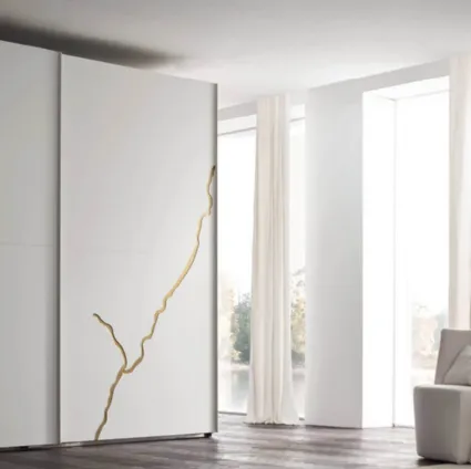 Wardrobe with sliding door Flash by Maronese