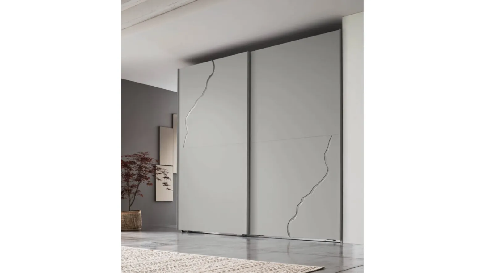 Wardrobe with sliding door Flash by Maronese.