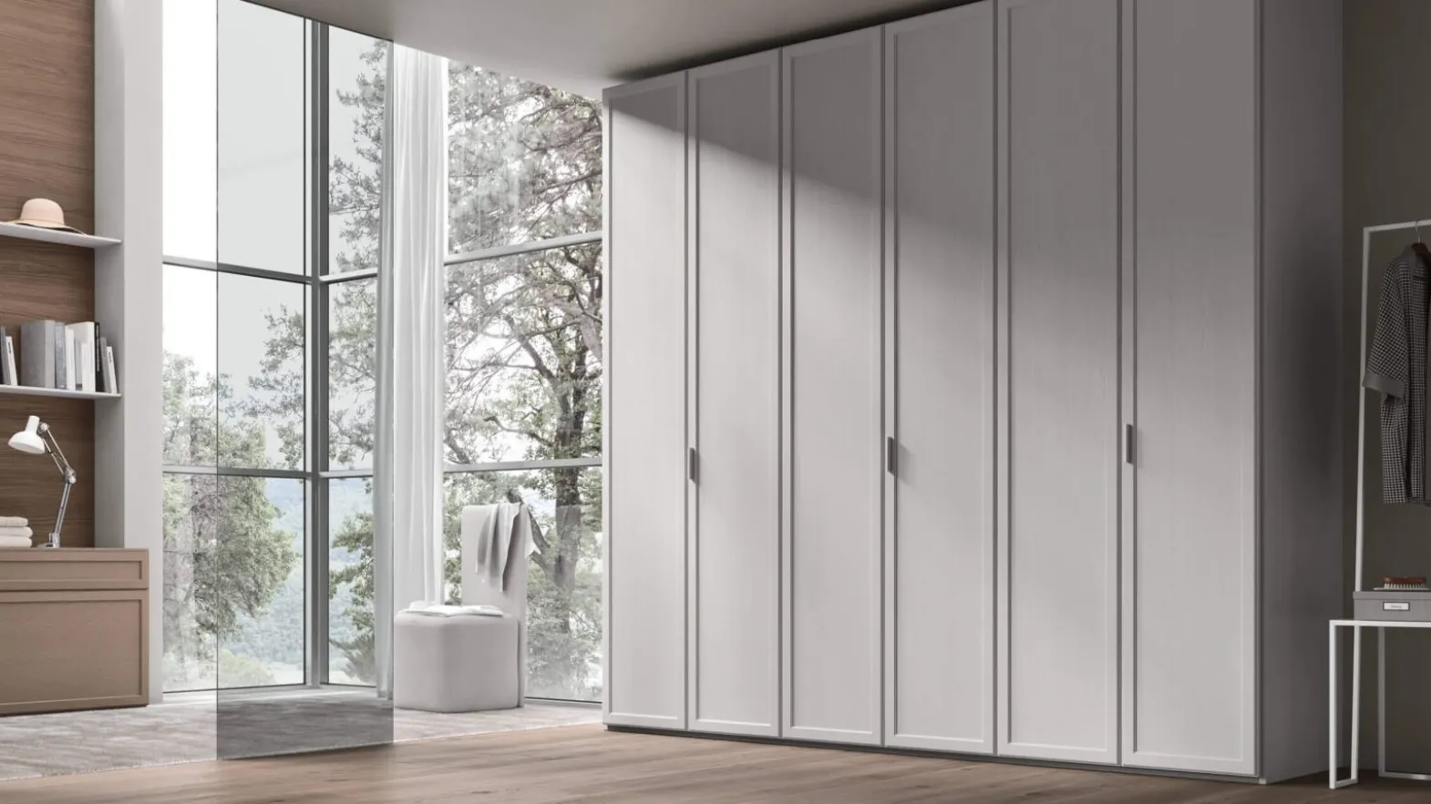 Wardrobe with hinged door Gardenia by Maronese.