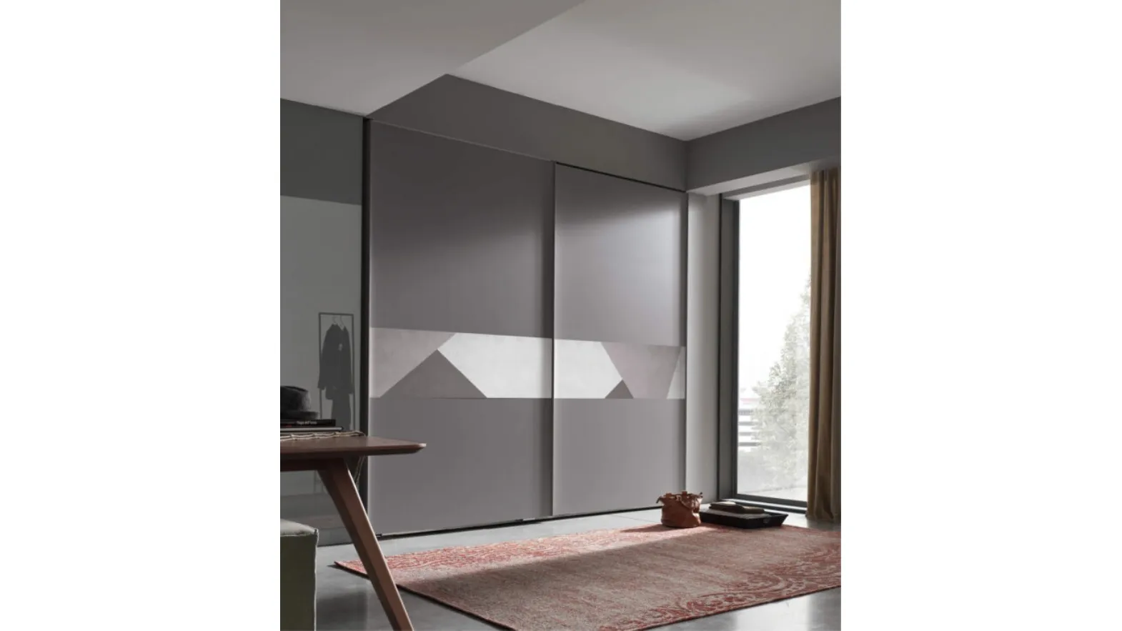 Wardrobe with sliding door Next by Maronese.