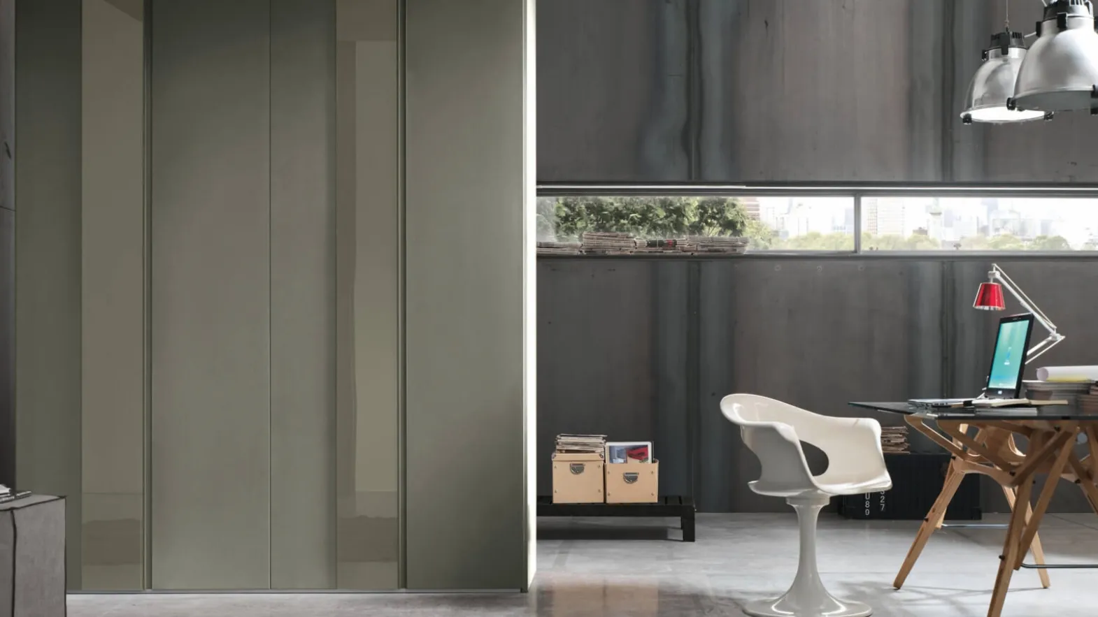 Wardrobe with hinged door Step Decor by Maronese