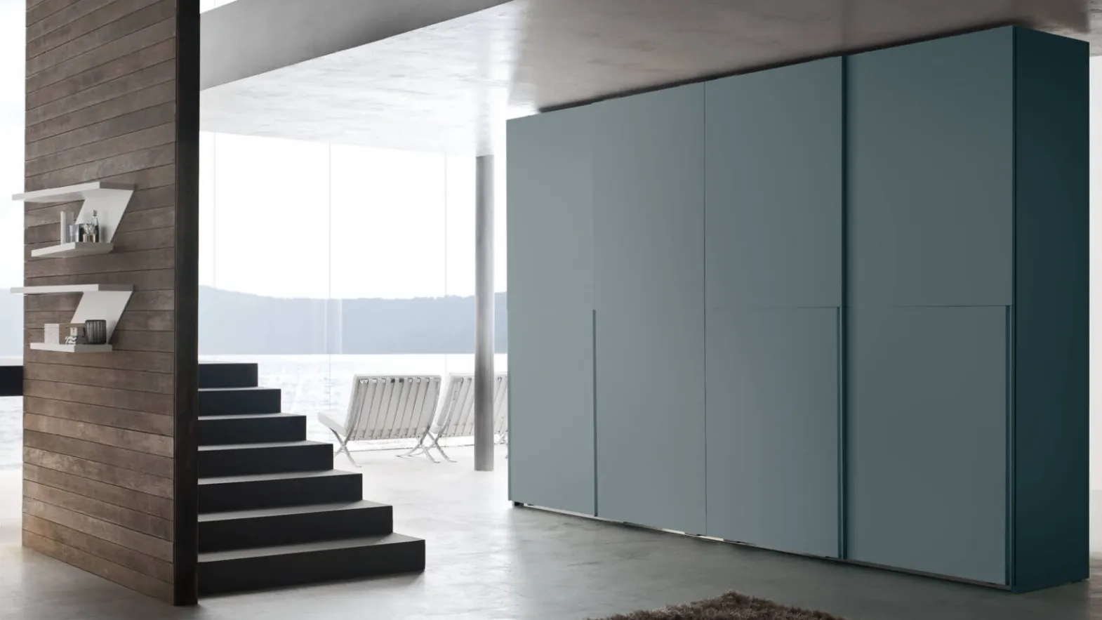 Step Mid Sliding Wardrobe by Maronese