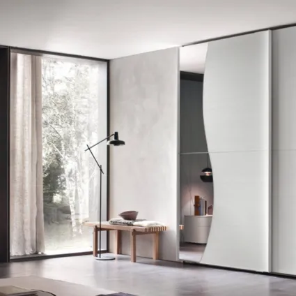 Wardrobe with sliding door Twist by Maronese