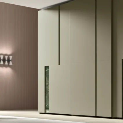 Vario sliding wardrobe lacquered by Maronese
