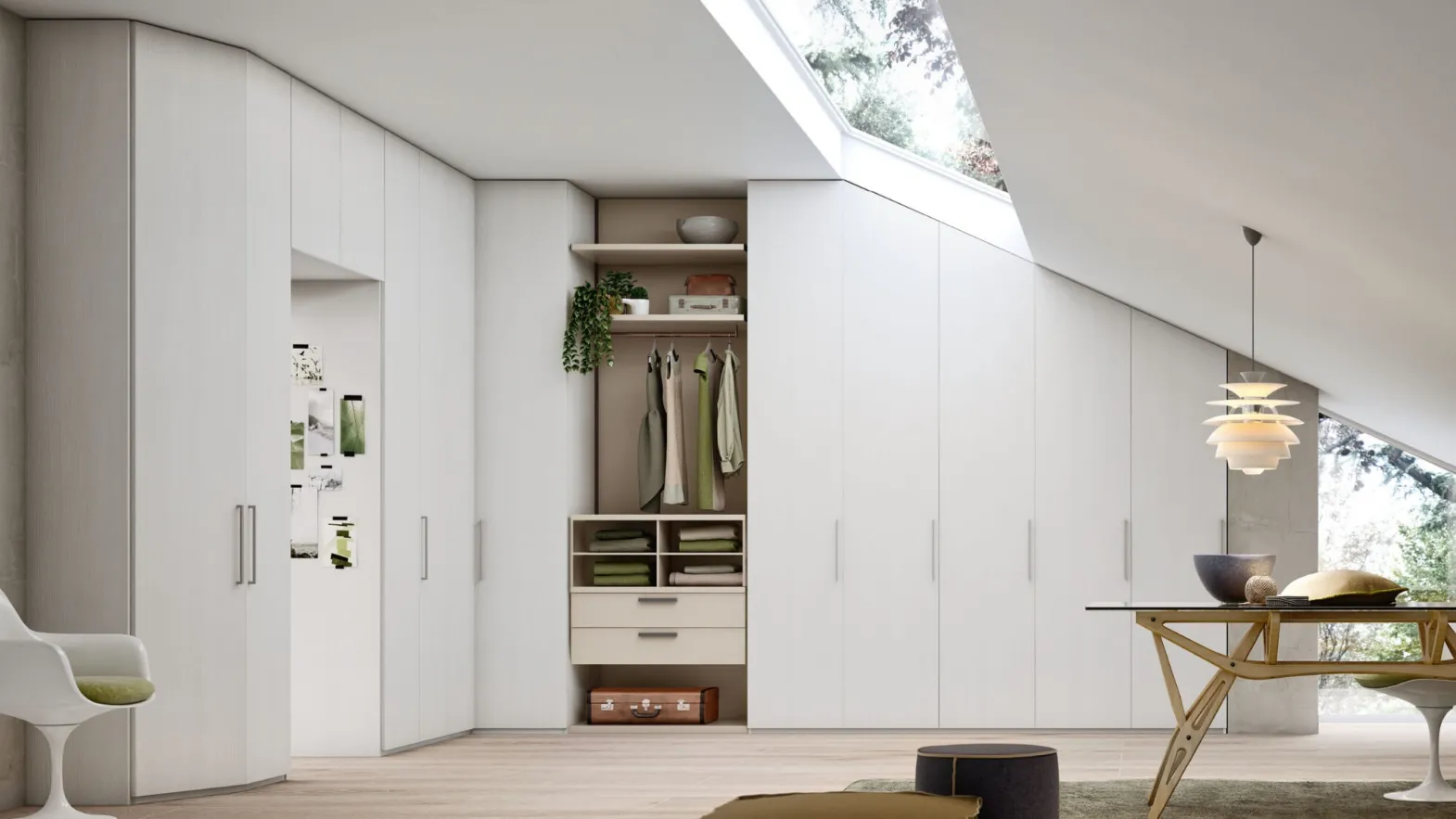 Maronese Swing Wall Wardrobe