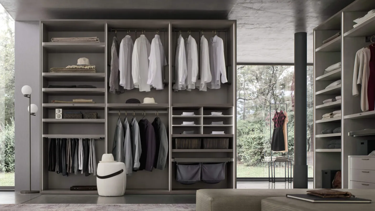 Walk-in closet Wall by Maronese