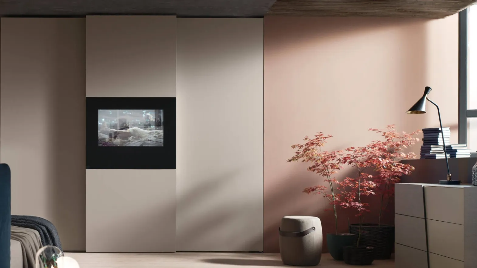 Wardrobe with TV Wallblog3 by Maronese