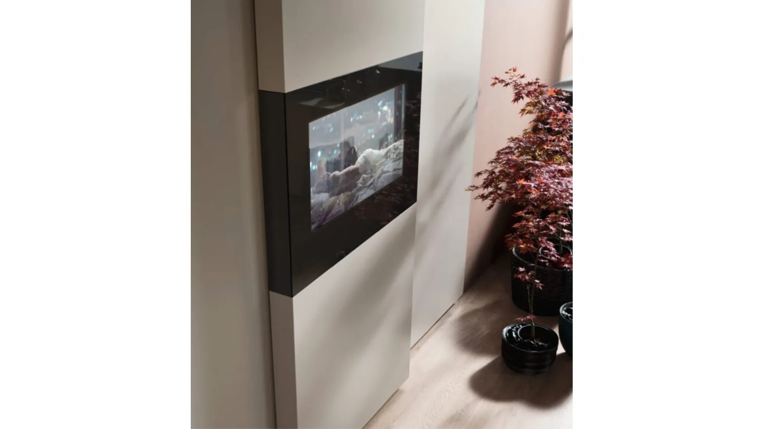 Wardrobe with TV Wallblog3 by Maronese